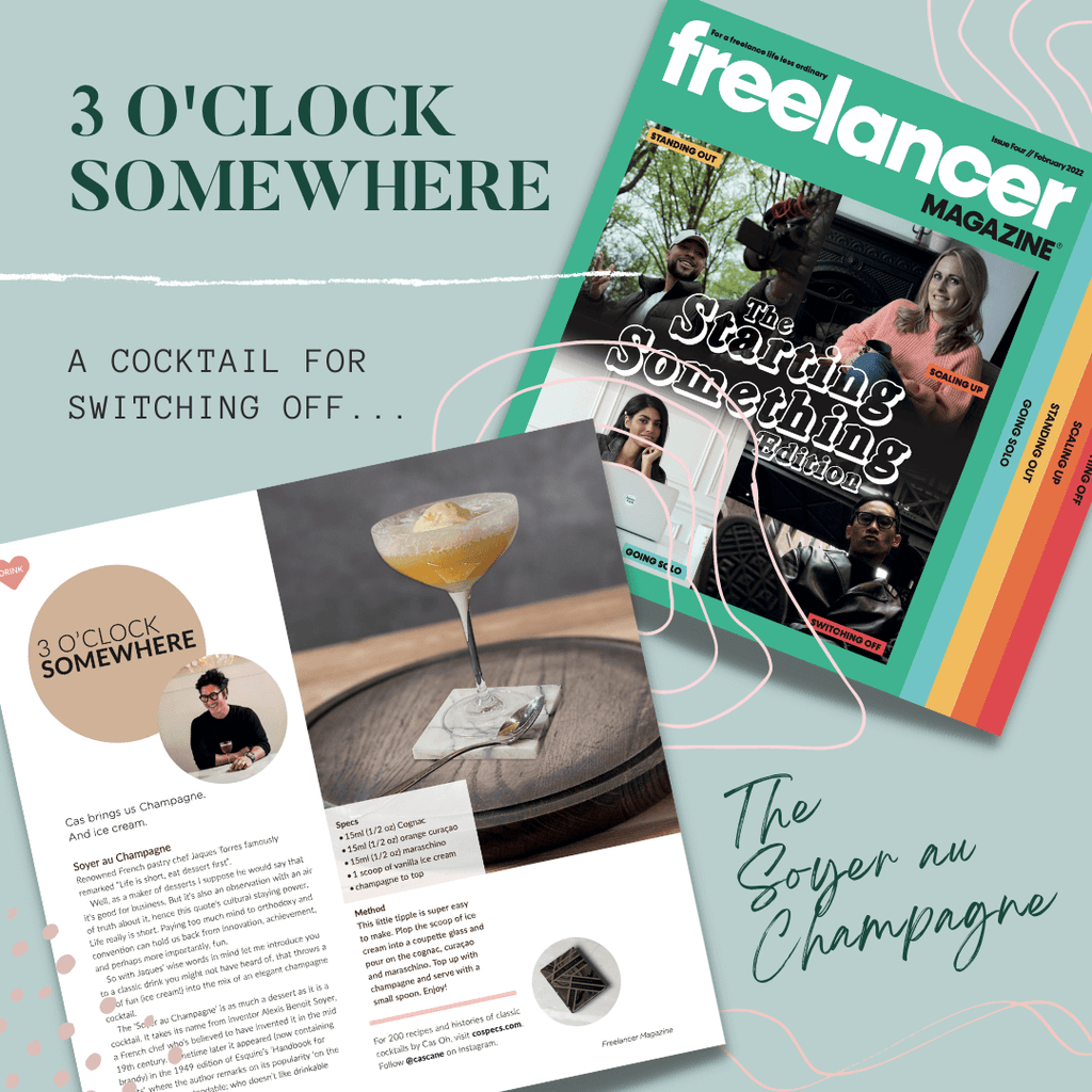 Press | A drink for Switching Off, with Freelancer Magazine